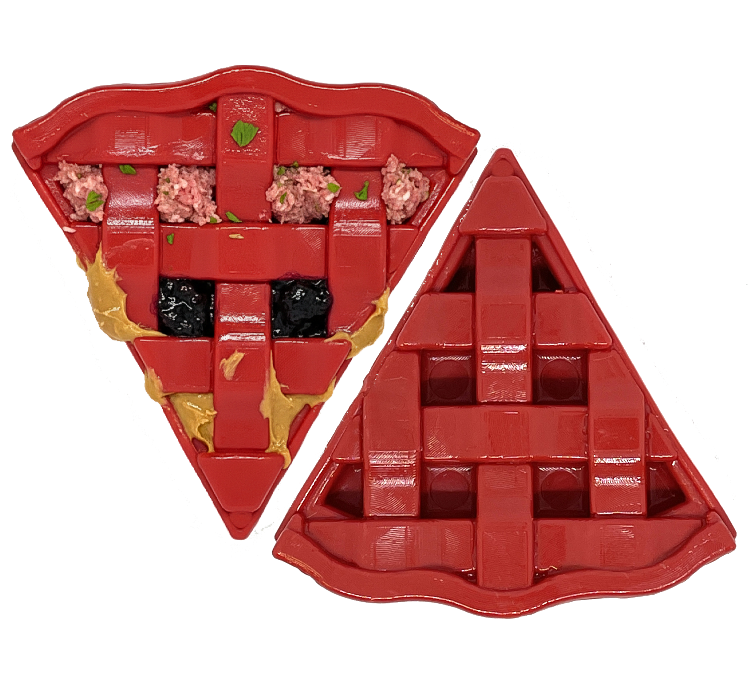 Dog Chew Toy Cherry Pie Shape Nylon Aggressive Power Chewer