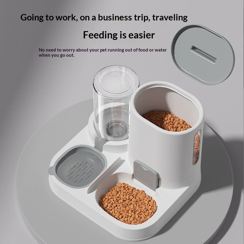 Automatic Cordless Pet Feederanti-tip Design To Prevent Spills