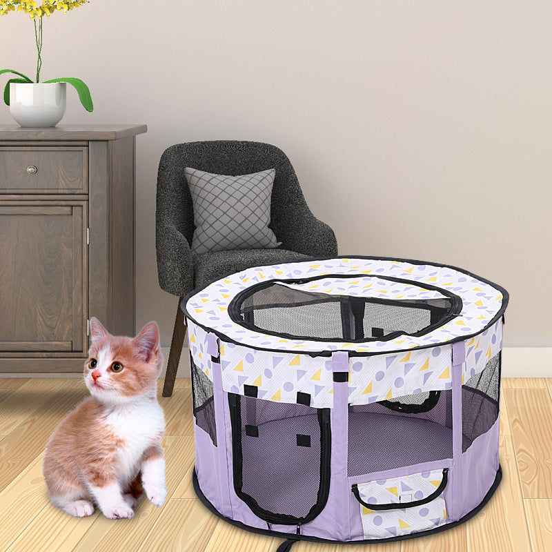 Foldable Enclosed Indoor Tent Bed for Dogs & Cats - Majestic Pet Kingdom