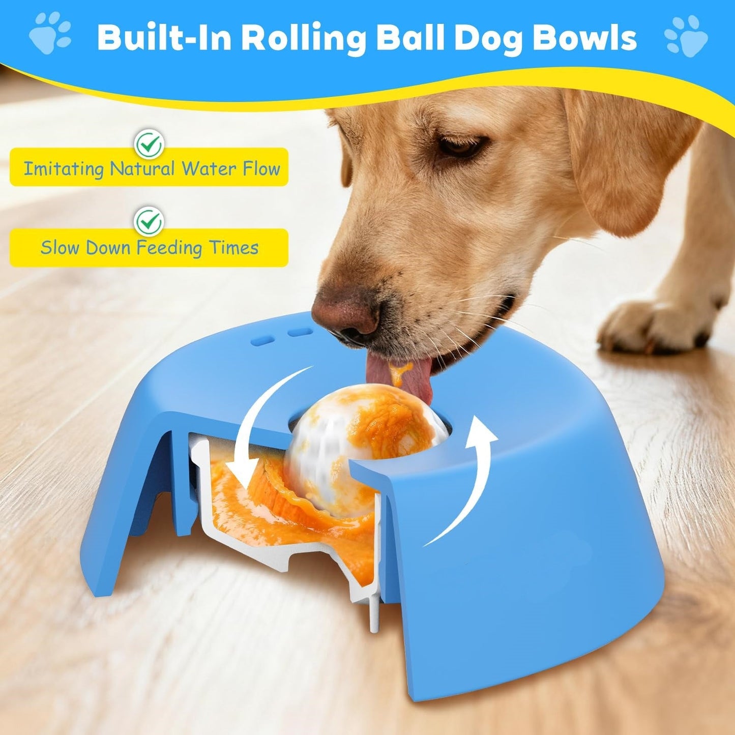 Dog Bowl Bowl Ergonomic - Ergonomic Digestive Ease