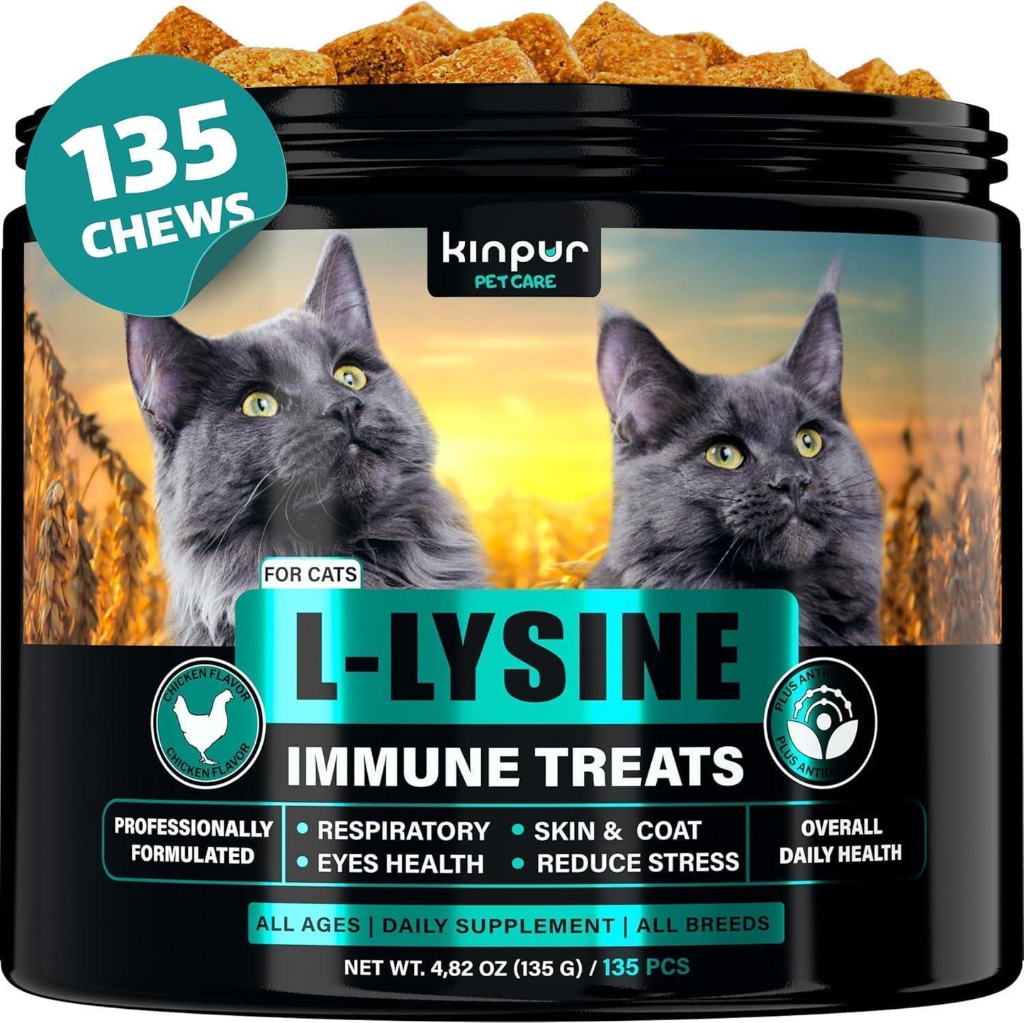 Lysine Cat Treats - Immune, Respiratory & Eye Health