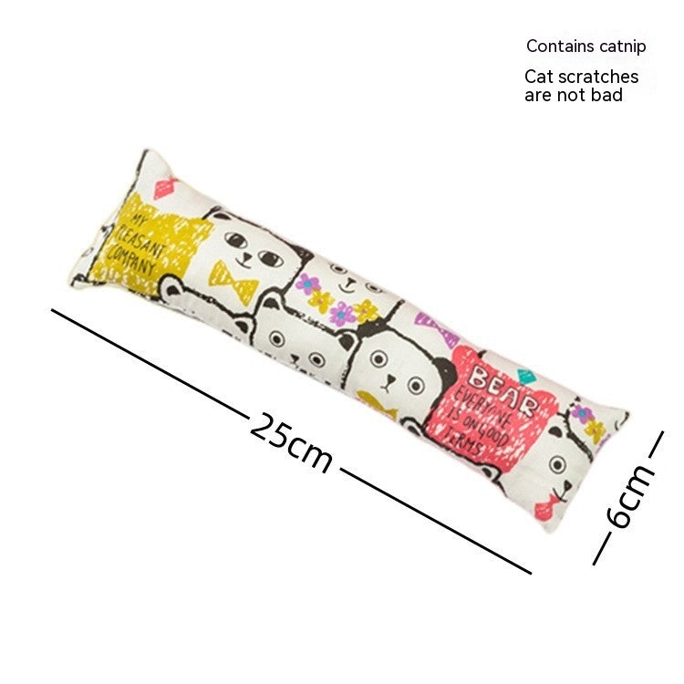 Creative Catnip Pillow Cat Teaser Toy Cat Pillow Pet Supplies Bite Grinding Claw Cross-border Amazon Hot