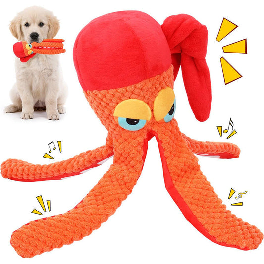 Pet Plush Toy Octopus Plush Dog Toy Squeaky Dog TOYS Pet Puppy TOY For Cleaning Teeth Chew Toy Pet Supplies | Purrfect Pet Kingdom