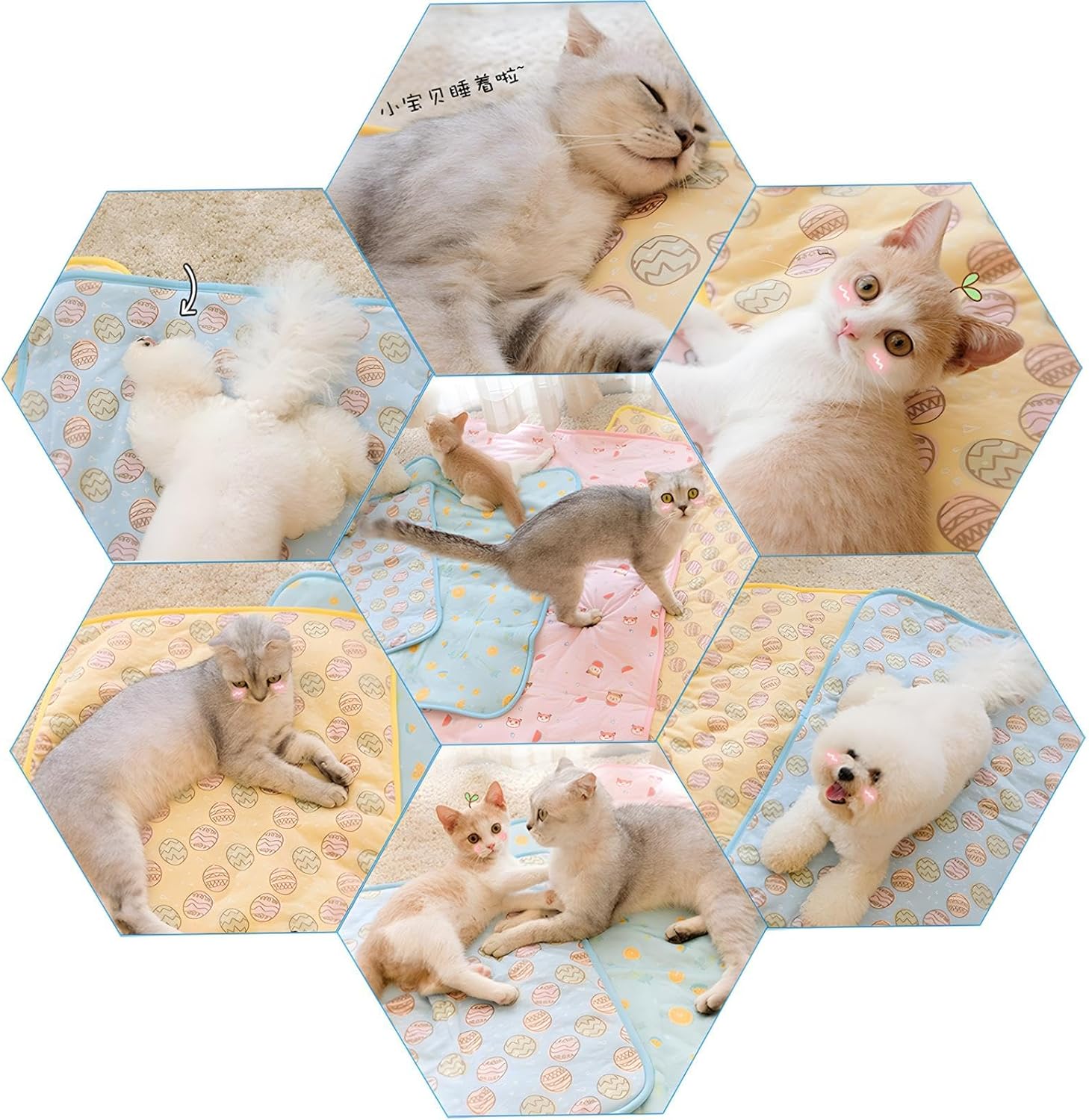 Keep Your Pet Cool All Summer With  Cooling Mat For Cats And Dogs