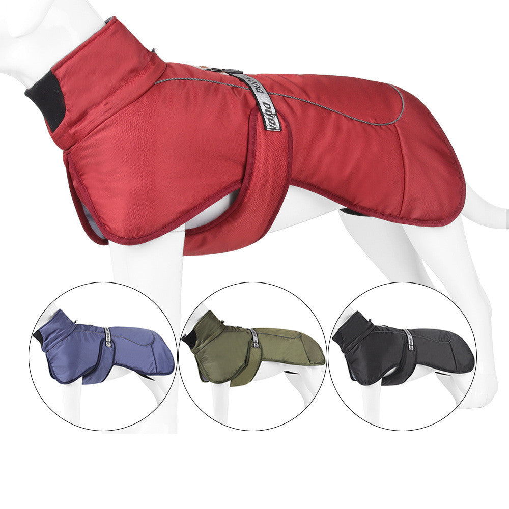 New Dog Clothes Cloak Style Thickened And Warm Pet Keeping Warming Clothes With Reflective Warmth Pet Supplies - Majestic Pet Kingdom