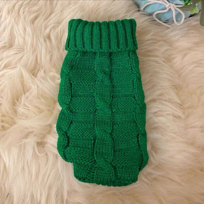 Cat Clothes Cat Pet Supplies Autumn Winter Knitted Sweater Cute Net Red - Majestic Pet Kingdom