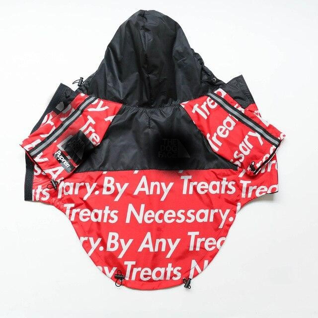 Dog Jacket The Dog Face Reflective Windproof Waterproof Coat - Detail Angle 6 | Majestic Pet Kingdom