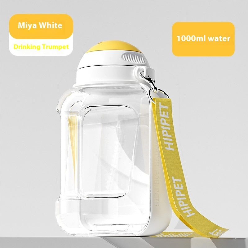 2 In 1 Dog Large Capacity Pets Out Drinking Pot Cat Water Dispenser Portable Water Cup Water And Food Integrated Bowl Pet Products - Majestic Pet Kingdom