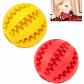 Interactive Tooth Cleaning Dog Treat Ball Toys (2-Pack)