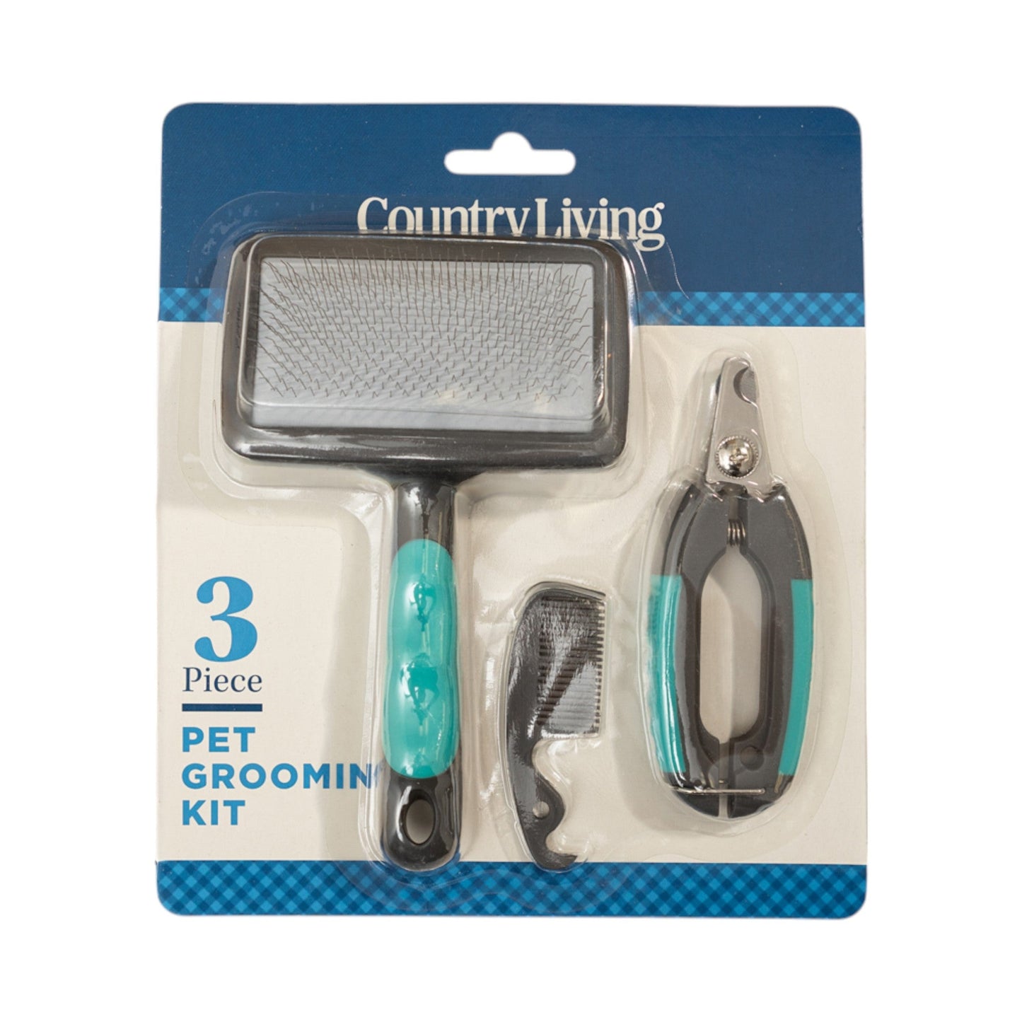 Dog Grooming Kit 3-Piece Professional Pet Brush Nail Tool