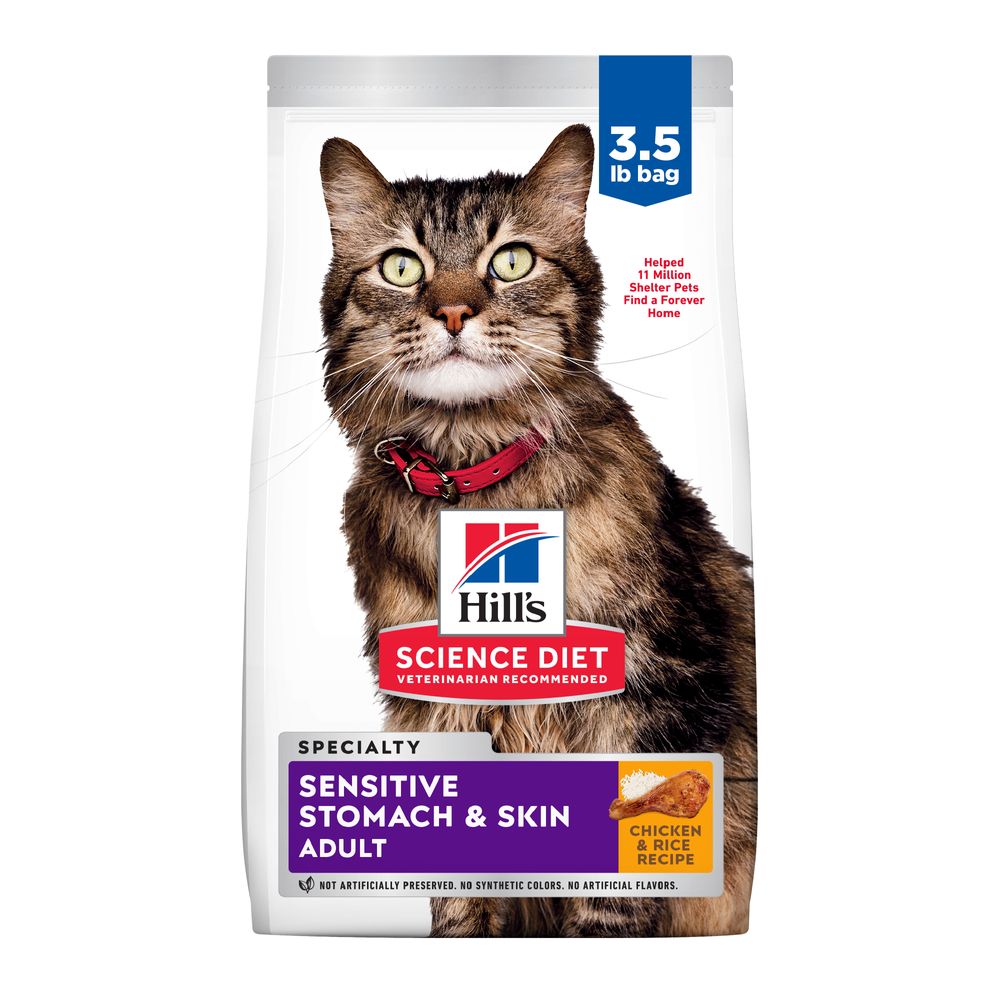 Cat Food Hills Science Diet Sensitive Stomach Chicken 3.5lb