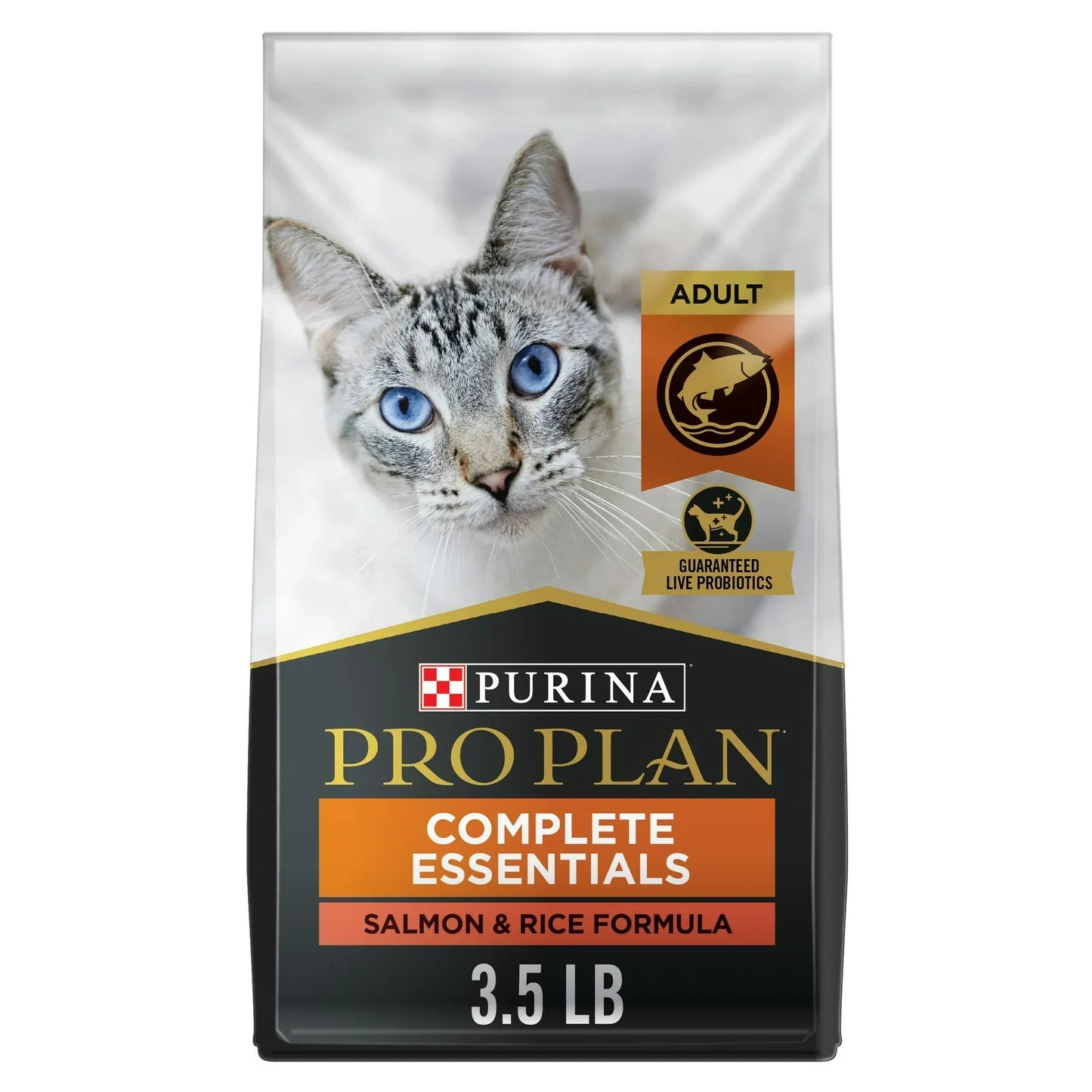 Cat Food Pro Plan Complete Essentials Salmon Rice Dry 3.5lb