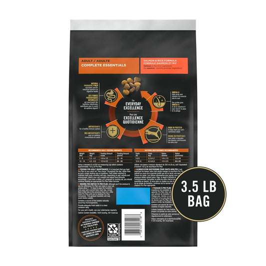 Pro Plan Adult Complete Essentials Salmon & Rice Formula Dry Cat Food (3.5lb)