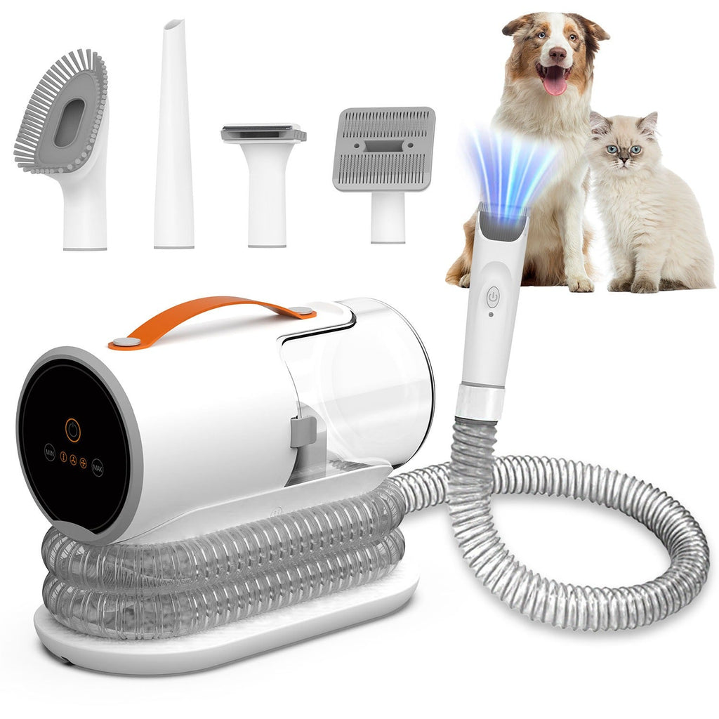 Pet Grooming Kit: Electric Deshedder & Hair Cleaner