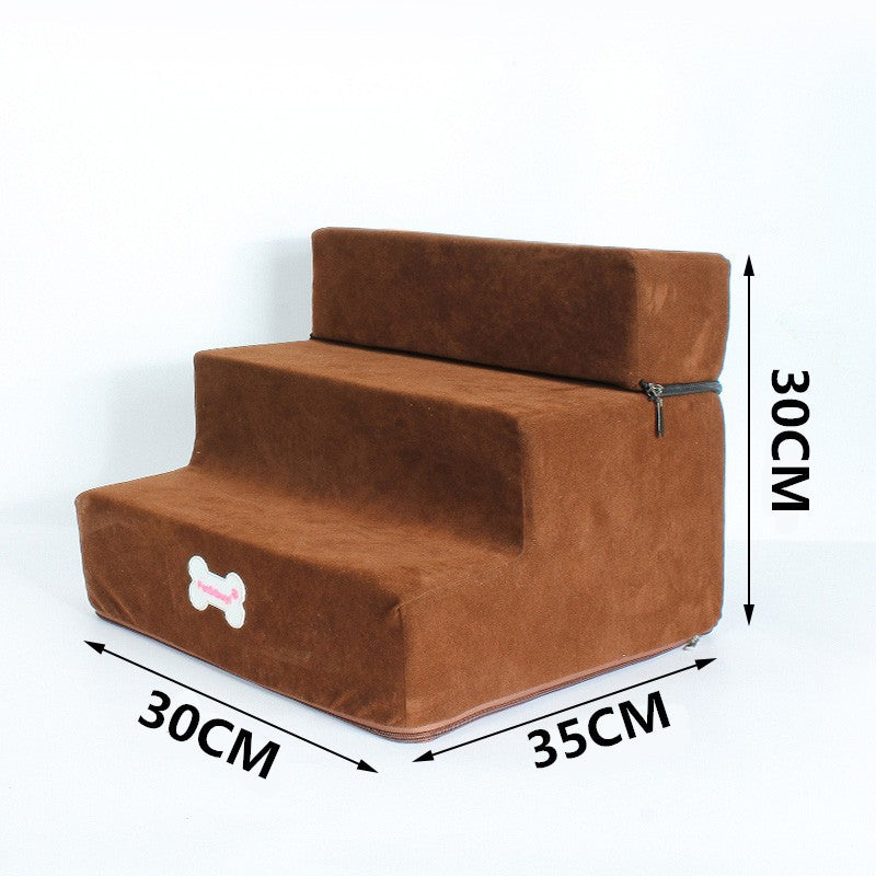 3-Step Pet Bed Stairs for Dogs & Cats