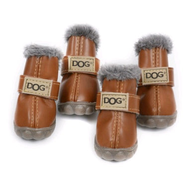 Dog Thick Snow Boots Keep Warm Teddy Autumn And Winter VIP Shoes - Majestic Pet Kingdom