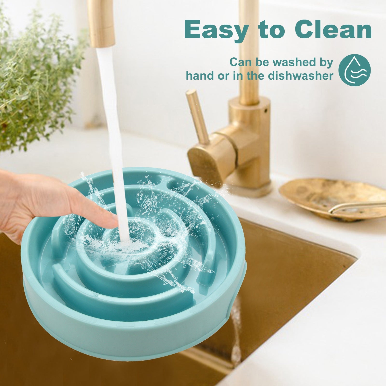Slow Feeder Dog Bowls Silicone Dog Puzzle Feeder Bowl For Healthy Eating Puppy Slow Feeder Bowl Anti-Choking Dog Slow Feeder Bowls - Majestic Pet Kingdom