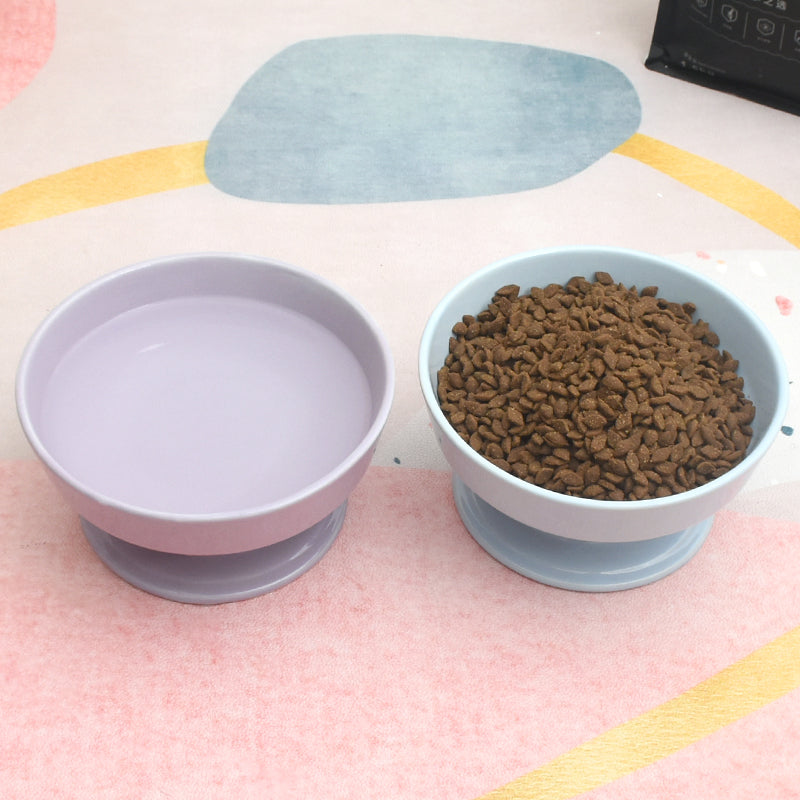 Ceramic Pet Tall Bowl For Cervical Spine Protection