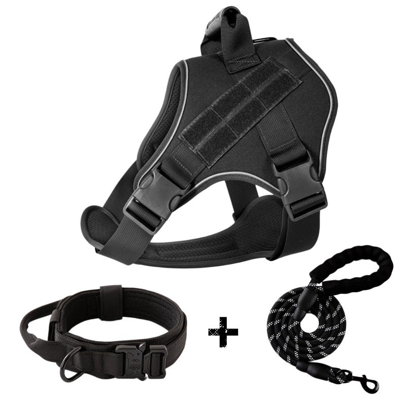 Traction Rope For Large Dogs Breathable Tactical Harness | Purrfect Pet Kingdom