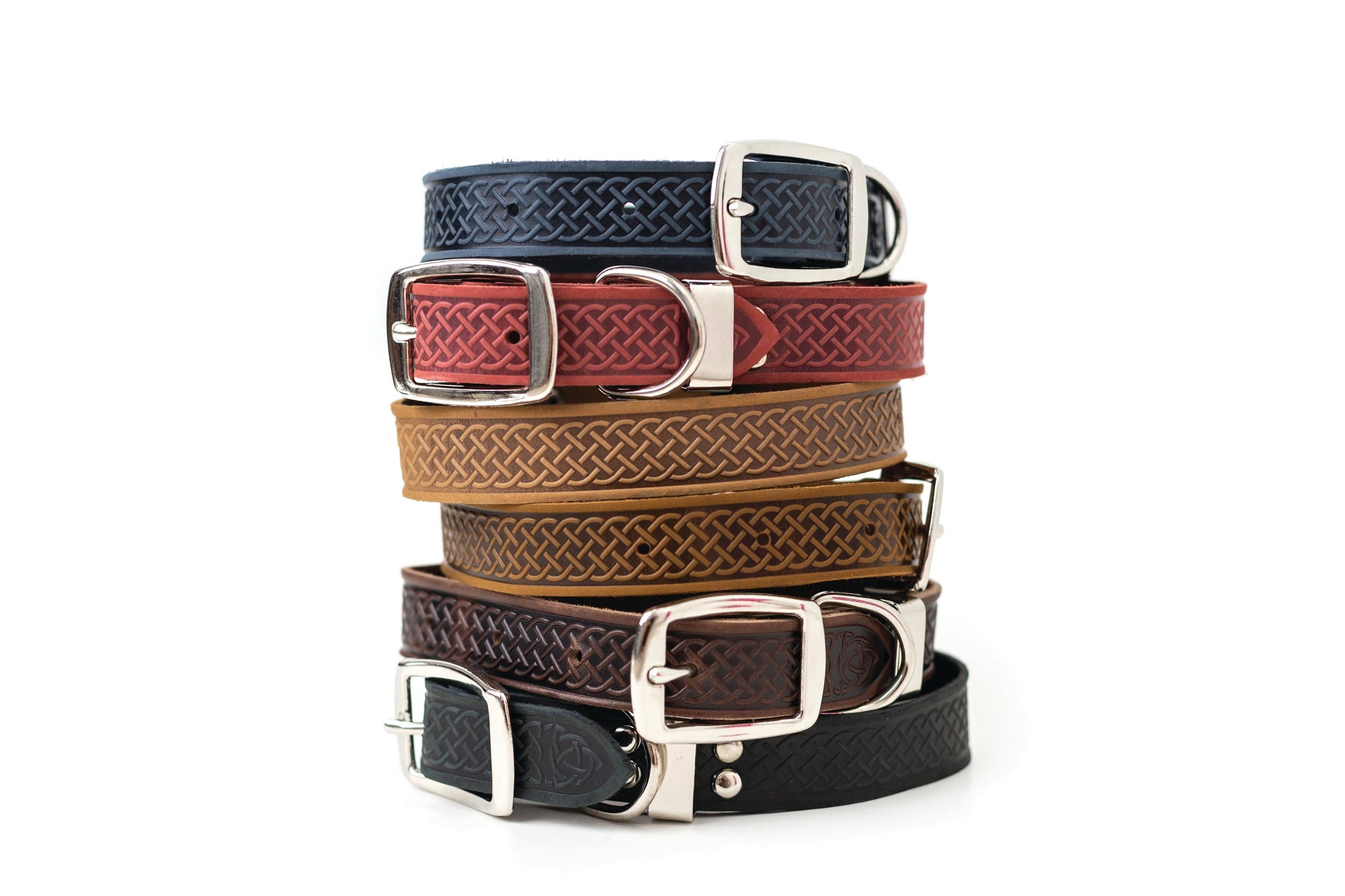 Dog Collar Celtic Style Genuine - No Pull Chest Control - Majestic Pet Kingdom