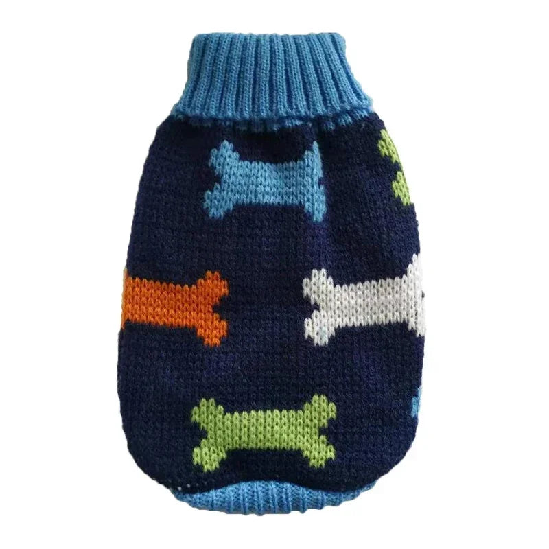 Knitted Dog Sweater: Warm Winter Fleece Pet Apparel - Majestic Pet Kingdom