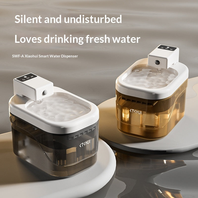 Cat Water Fountain With Smart Motion-sensing Water Dispensing And Quiet Filtration - Majestic Pet Kingdom