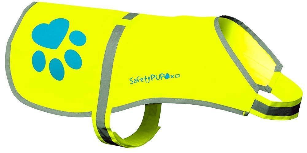 Reflective Dog Vest Hi-Vis M Size Yellow - Majestic Pet Kingdom