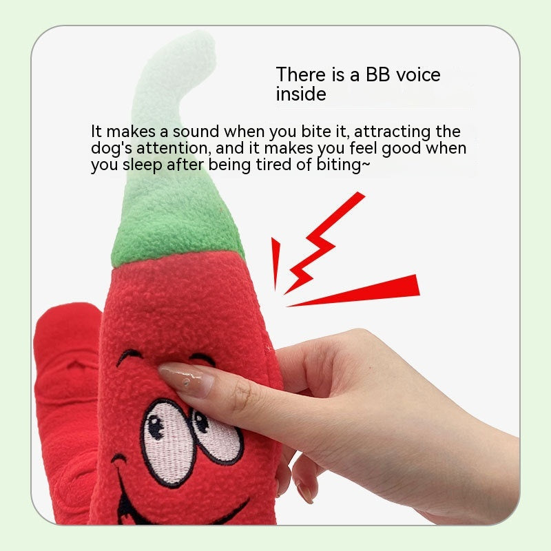 Pet Sound Toy Chili Dog Food Hiding Training Smell Puzzle Interaction Slow Food Relieving Stuffy Supplies