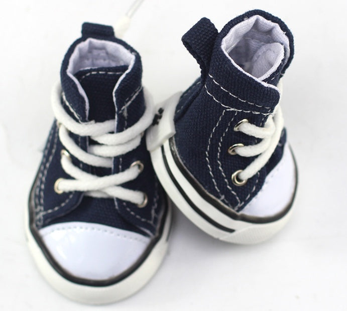 Pet cowboy canvas shoes for dogs - Majestic Pet Kingdom