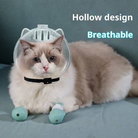 Pet Anti-Scratch Bite Cat Space Hood Cat Head Cover