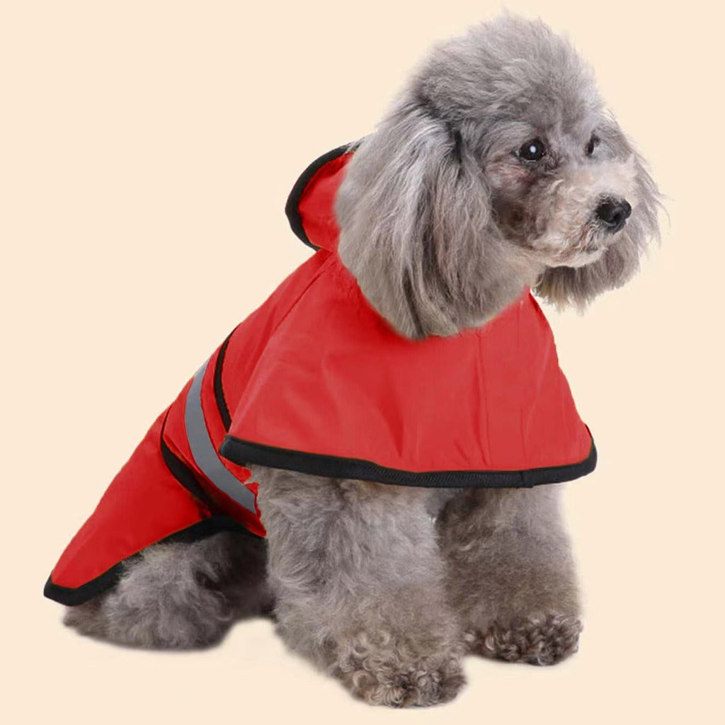 Reflective Dog Raincoat: Four-Seasons Waterproof Jacket