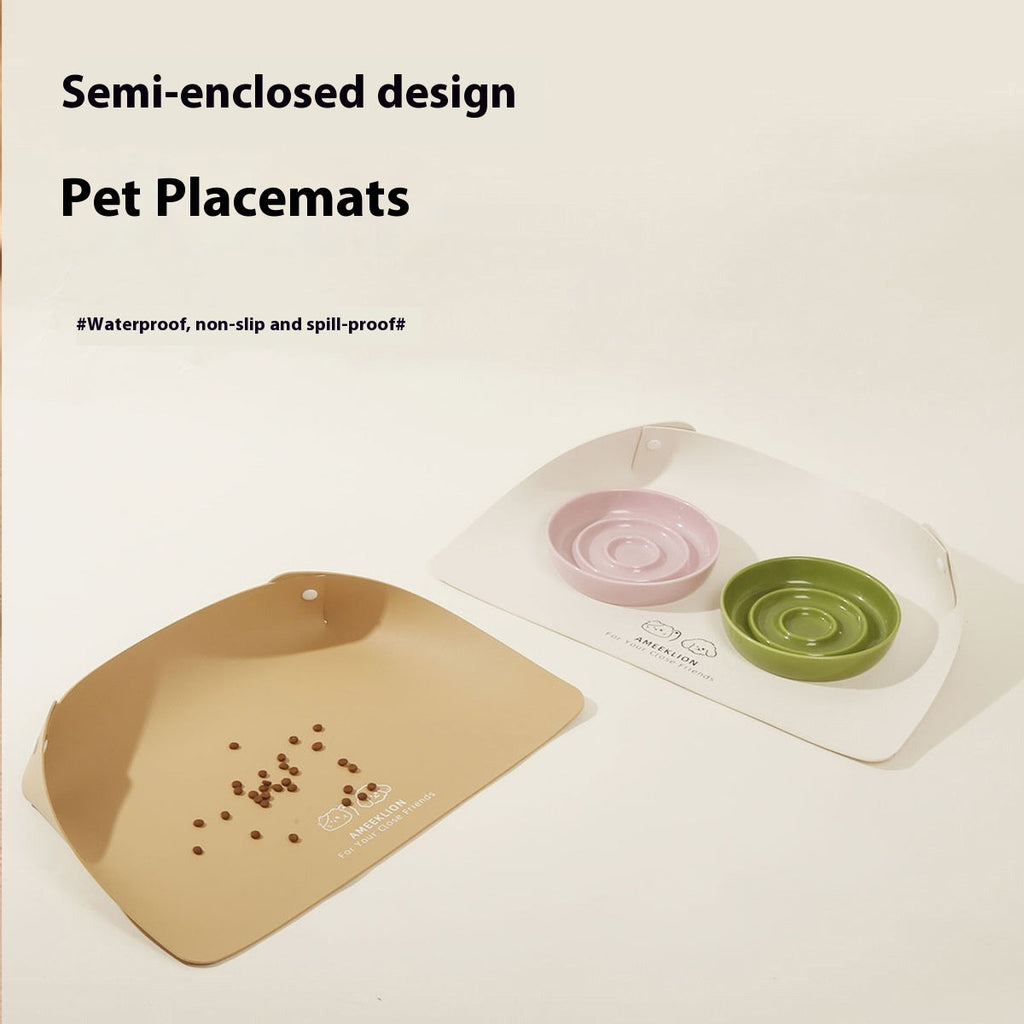 Anti-spill Placemat Pet Cat Waterproof And Oil-proof