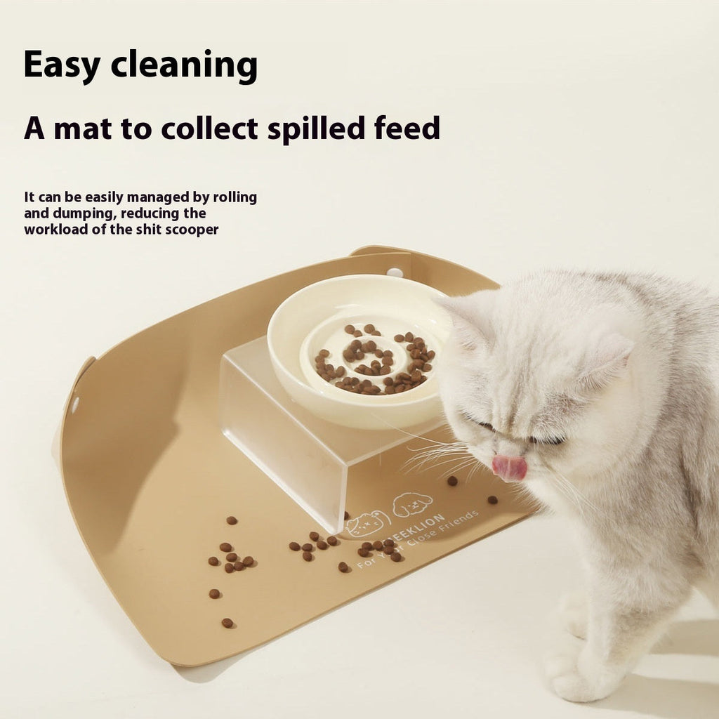 Anti-spill Placemat Pet Cat Waterproof And Oil-proof