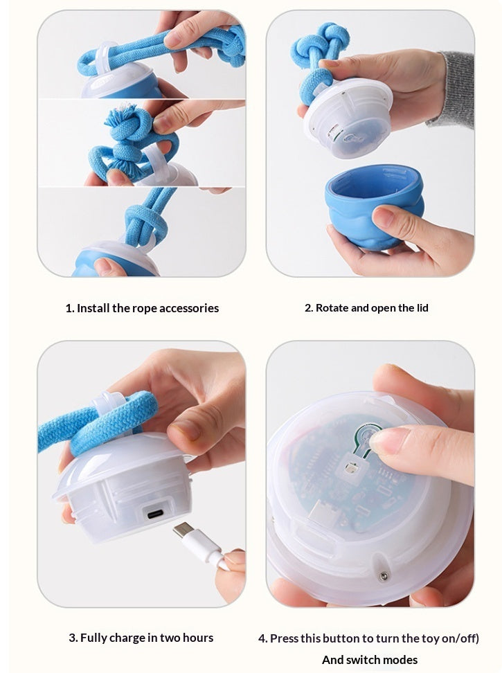Rechargeable Dog-Playing Ball Smart Toy For Dogs