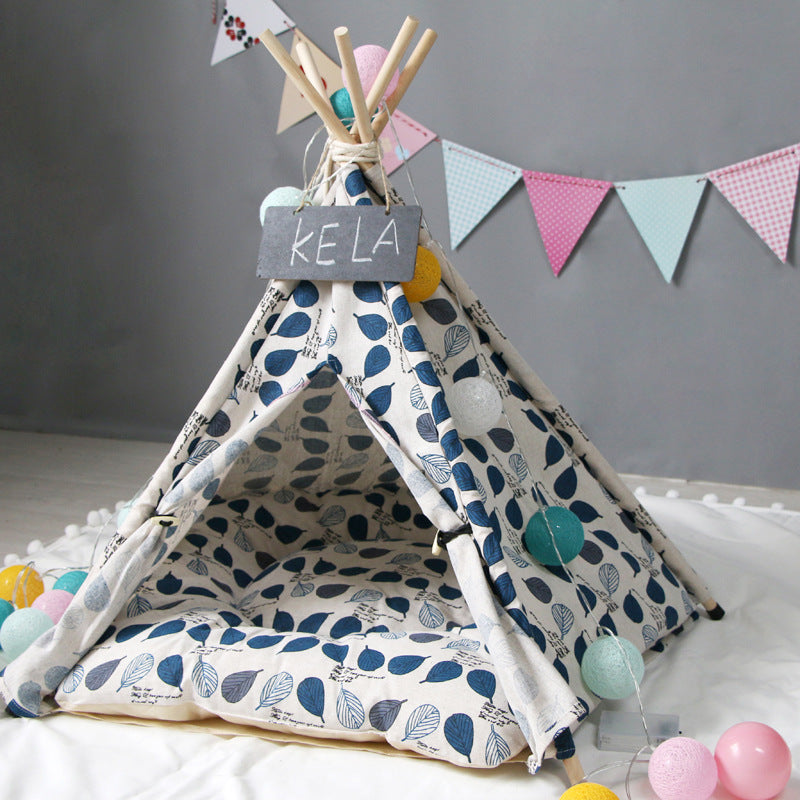 Portable Indoor & Outdoor Pet Tent House Bed - Majestic Pet Kingdom