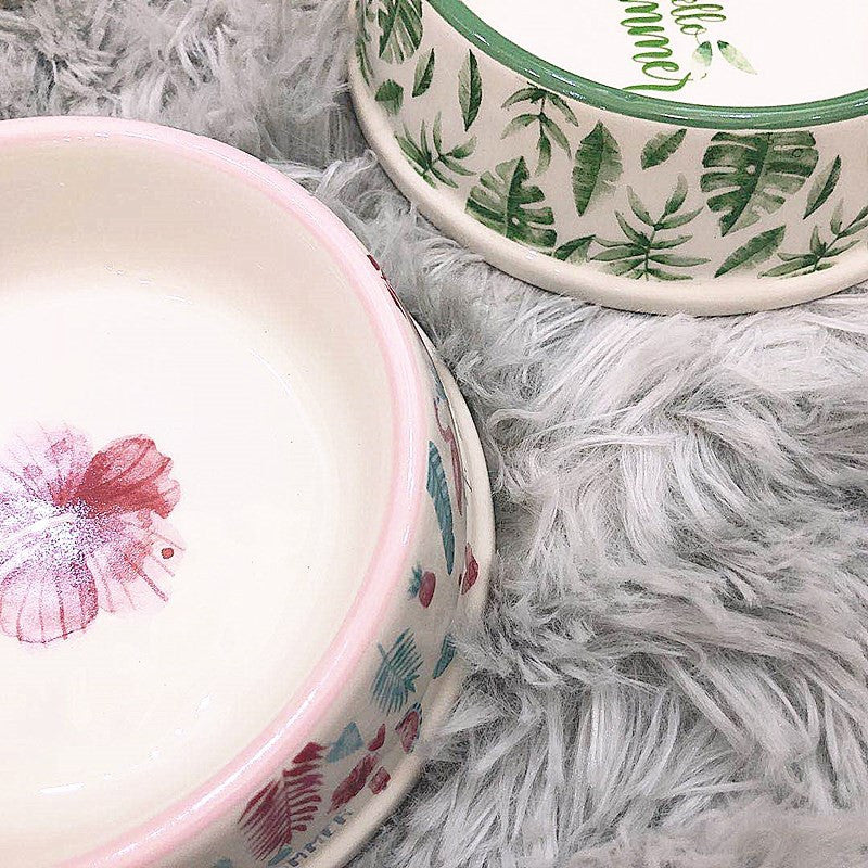Cat Daily Necessities Pet Bowl Ceramics