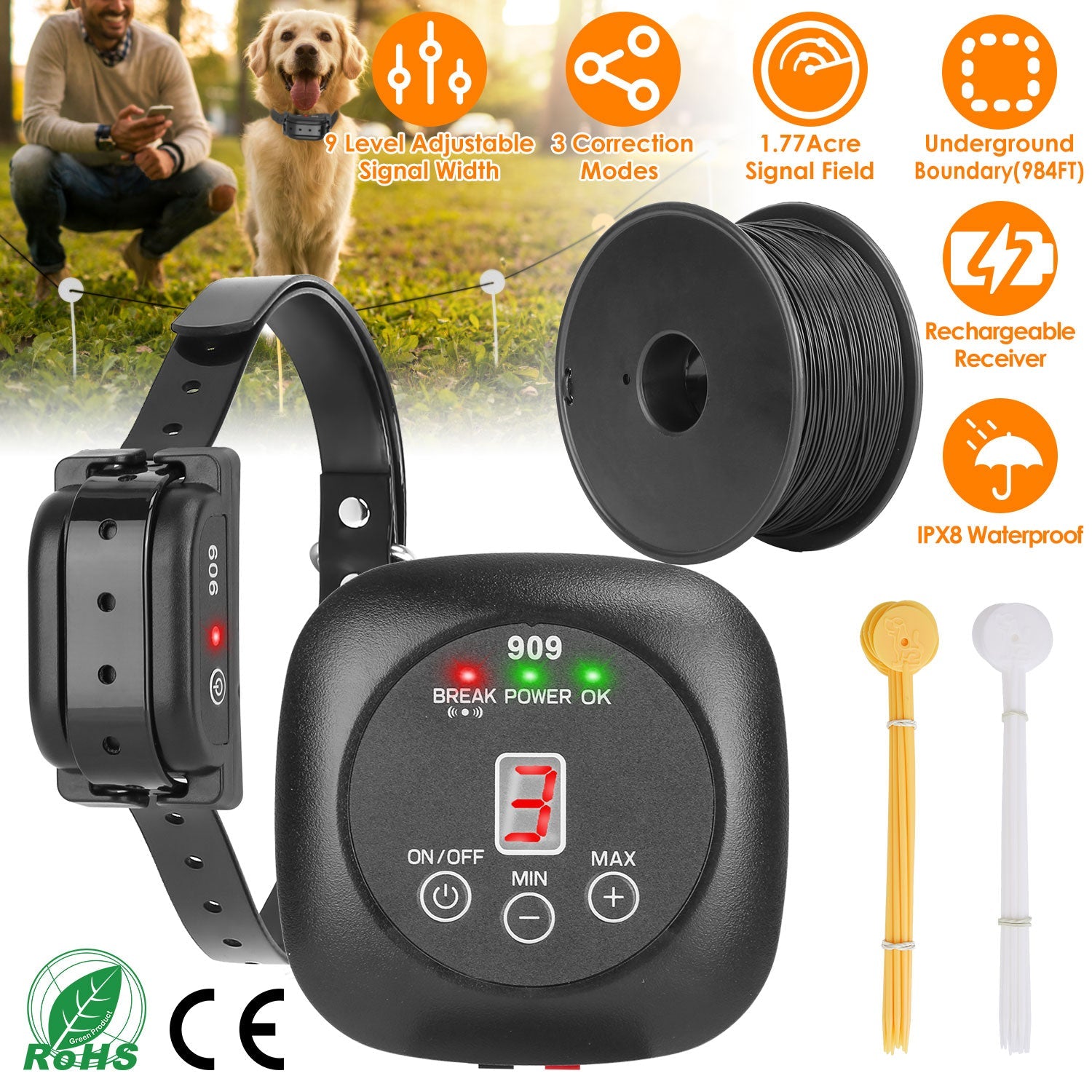 GBruno Dog Fence System Pet - Majestic Pet Kingdom