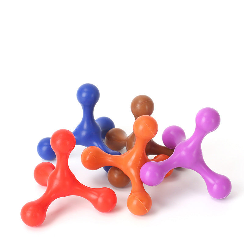 Silicone Toy For Small And Medium Dogs Biter Grinding Teeth Relieves Boredom Three Legs | Purrfect Pet Kingdom