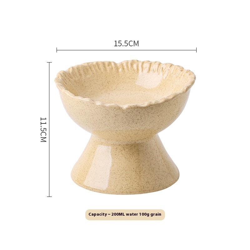 Anti-tumble Large Diameter Ceramic Pet Bowl - Majestic Pet Kingdom