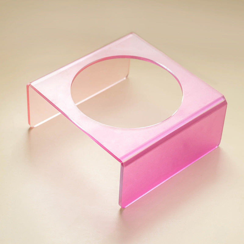 Cat Bowl Rack Acrylic Dog Bowl Anti-tumble - Majestic Pet Kingdom