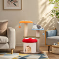 35 Inch Tall Cat Tower with Sisal Scratching Posts Cat Condo and Padded Platforms-Multicolor - Majestic Pet Kingdom