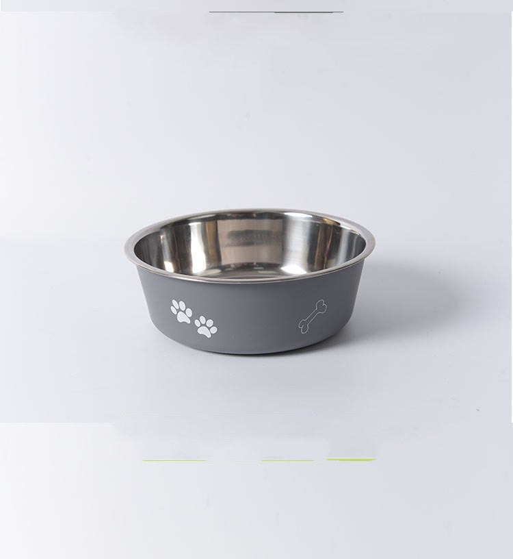Stainless Steel Rice Bowl Dog Basin - Majestic Pet Kingdom