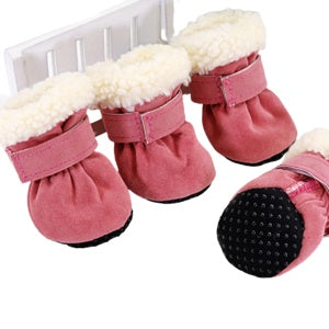 Waterproof Winter Dog Boots Socks Pet Dog Shoes Anti-slip Puppy Cat Rain Snow Booties Footwear For Small Dogs - Majestic Pet Kingdom