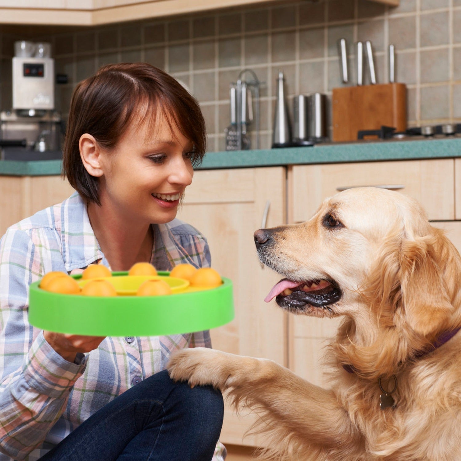Dog Puzzle Food Feeder Slow Feeding Bowl Interactive Toy Dog Treat Dispensing Toy for IQ Training Mental Enrichment For Small Medium Large Dog Cat - Majestic Pet Kingdom