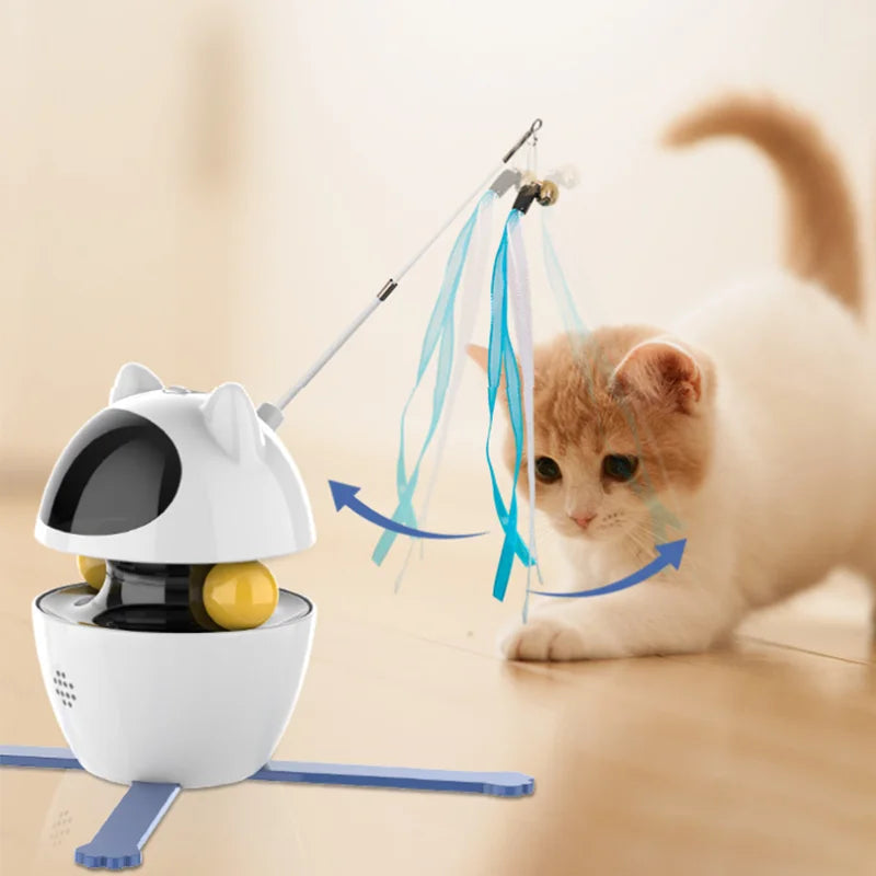 Interactive Laser Cat Toy - USB Rechargeable 4-in-1 Ball