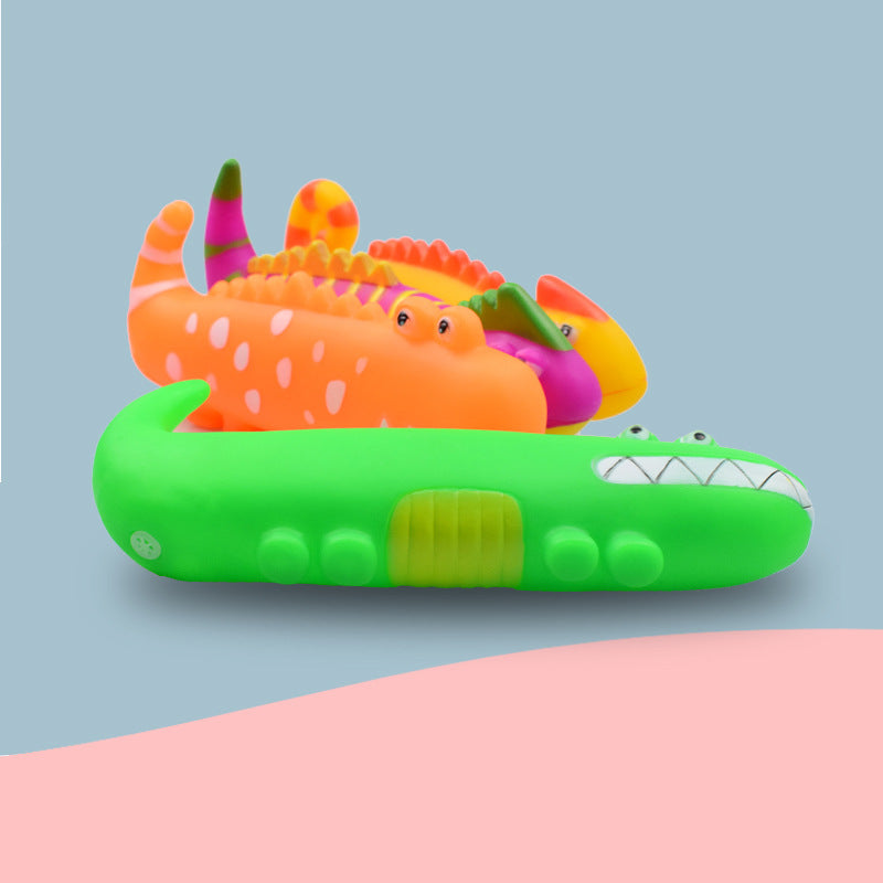 Little Lizard Molar Teeth Vinyl Vocal Pet Toy