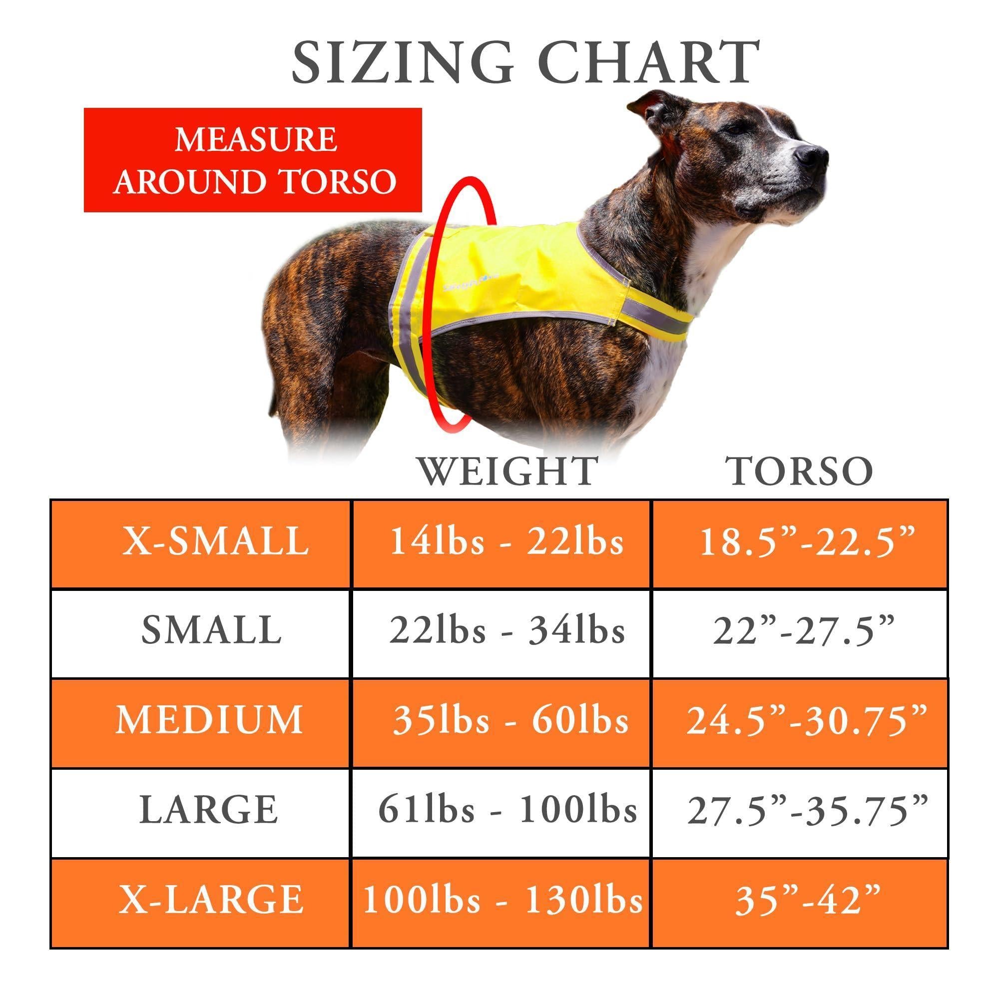 Lightweight Dog Vest Mid-Back Coverage 36.75 in Chest x 22 in Neck - Majestic Pet Kingdom