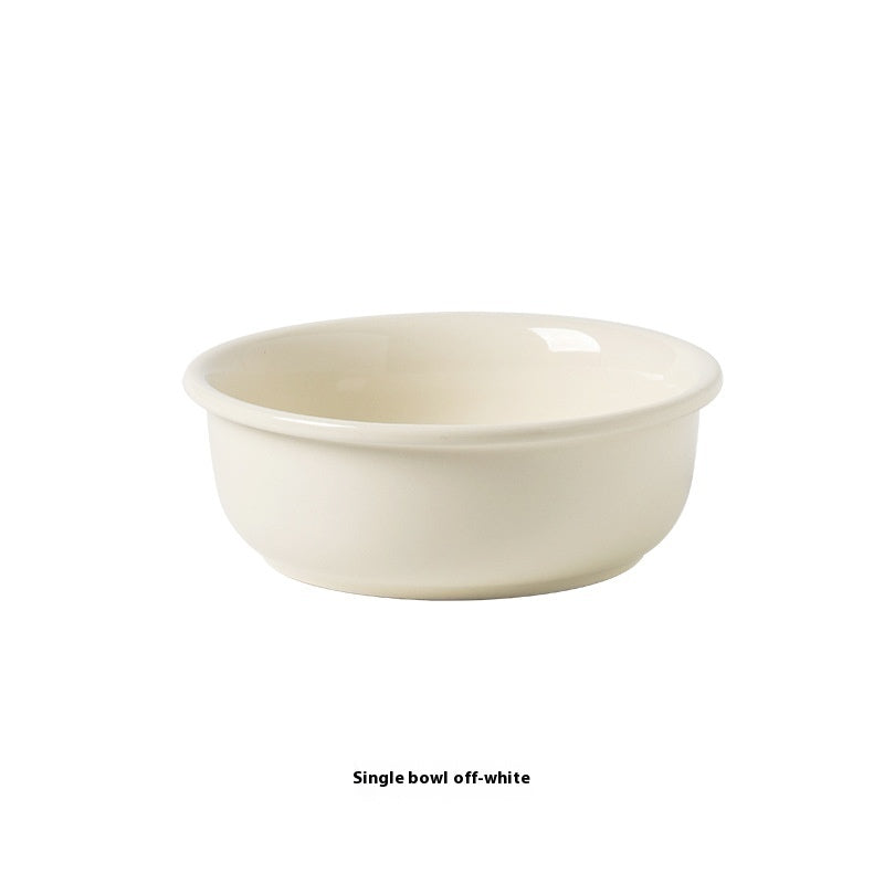 Ceramic Bowl Food Basin Drinking Bowl Food Bowl Pet Supplies Ceramic Double Cat Bowl - Majestic Pet Kingdom