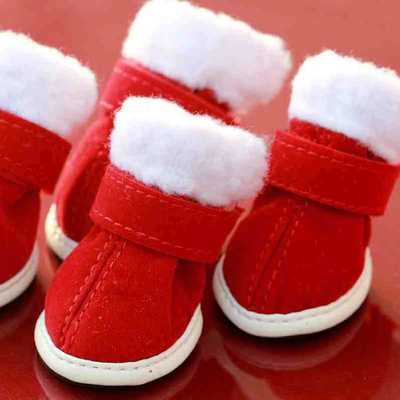 Pet christmas shoes - Majestic Pet Kingdom