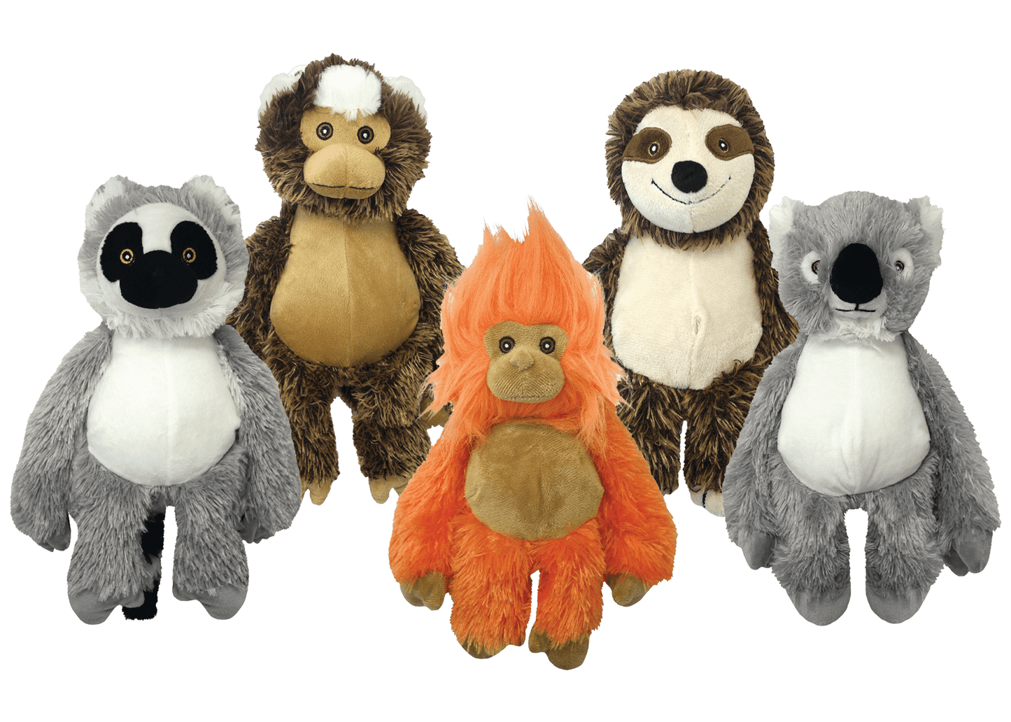 Dog Plush Toy Multipet Bark Buddy Soft Squeaky Animals 10in